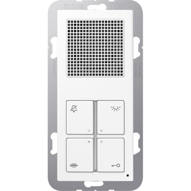 Jung SI4ADWW Audio-Innenstation Design Standard (Thermoplast bruchsicher) Alpinweiß Serie A / AS
