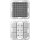 Jung SIAIA6AL Audio-Innenstation (Thermoplast bruchsicher) Aluminium Serie A / AS