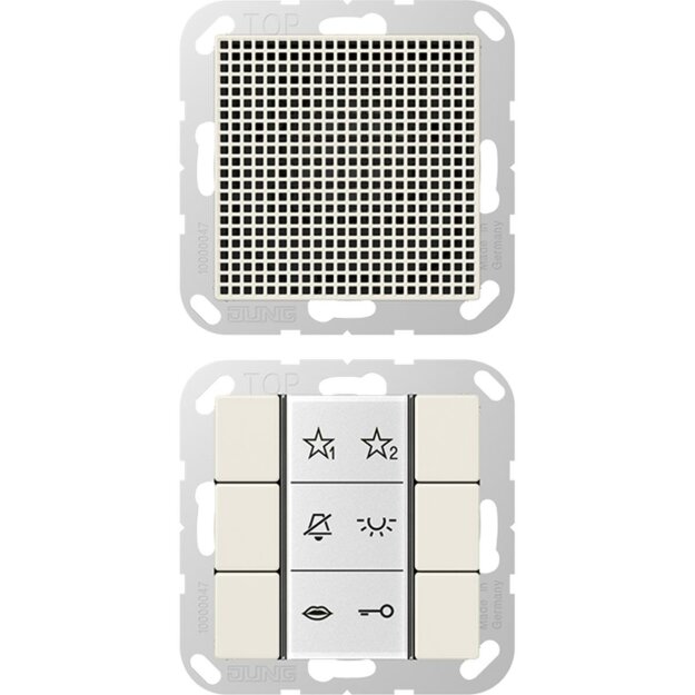 Jung SIAIA6W Audio-Innenstation (Thermoplast bruchsicher) Weiß Serie A / AS