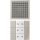 Jung SIAIES6 Audio-Innenstation (Thermoplast bruchsicher) Edelstahl Serie LS
