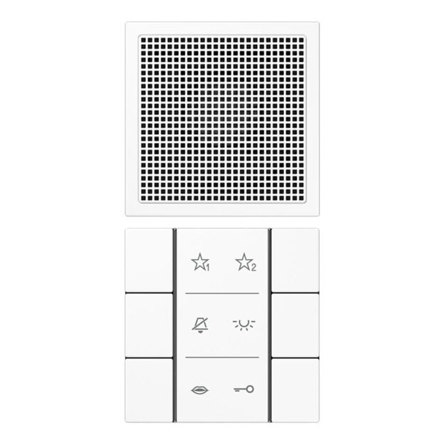 Jung SIAILS6WW Audio-Innenstation (Thermoplast bruchsicher) Alpinweiß Serie LS