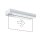 ESYLUX EN10077319 Notleuchte 8 h Rettungswegkennzeichnung 32 m LED-Technik Display selbstüberwachend Aufputz- und Deckenmontage SLX EL LED DISPLAY 8h 32m IR SM Weiß