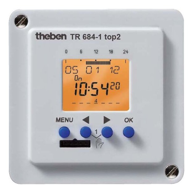 Theben 6840100 Digitale Zeitschaltuhr TR 684-1 top2