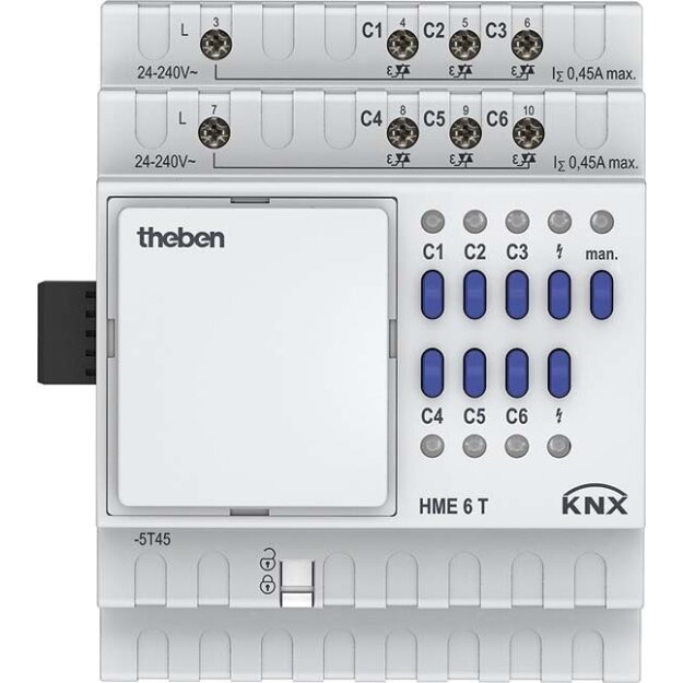 Theben 4930245 Heizungsaktor MIX2 Erwiterungsmodul HME 6 T KNX