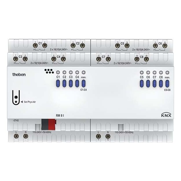 Theben 4940215 Schaltaktor FIX2 Modul RM 8 I KNX