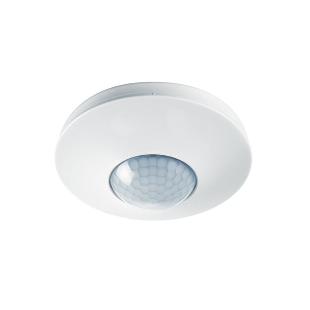 ESYLUX EP10427404 Decken-Präsenzmelder 360° Unterputz Reichweite ca Ø 8 m KNX-Bus PD-C 360i/8 KNX UP Weiß