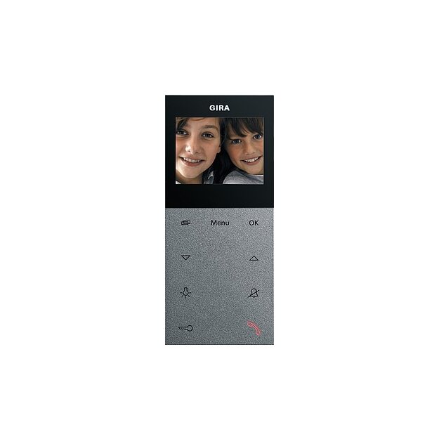 Gira 123926 Wohnungsstation Video AP Plus System 55 Farbe Alu