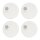 4x Hekatron Rauchmelder Genius Plus Edition - Rauchwarnmelder ohne Klebepad