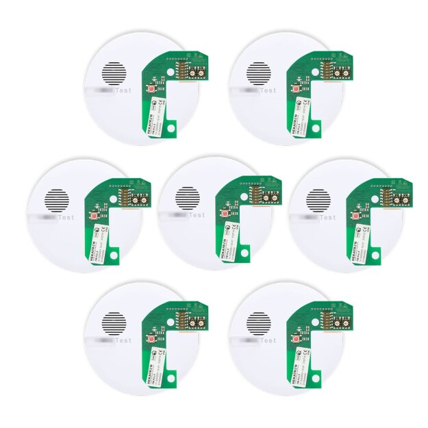 Hekatron Rauchwarnmelder Genius Plus X + Funkmodul Pro X 7er Pack