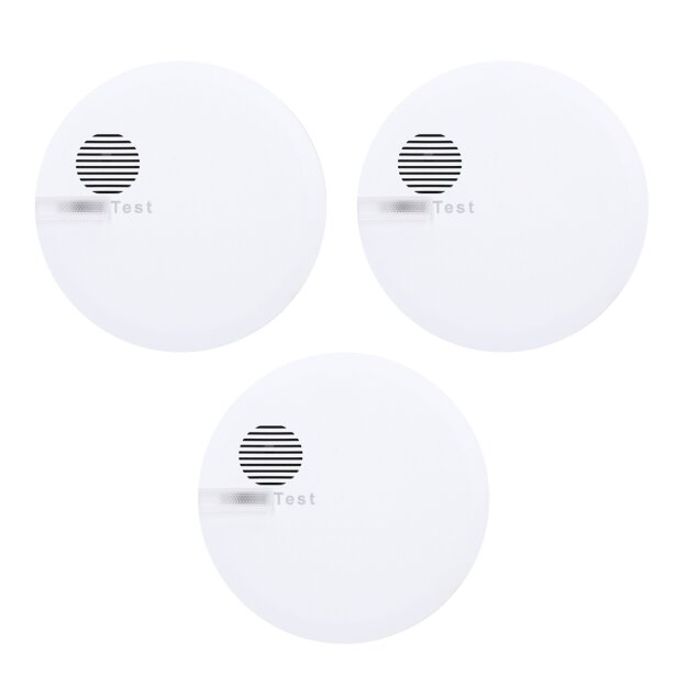 Hekatron Rauchwarnmelder Genius Plus X + Funkmodul Basis X 3er Pack