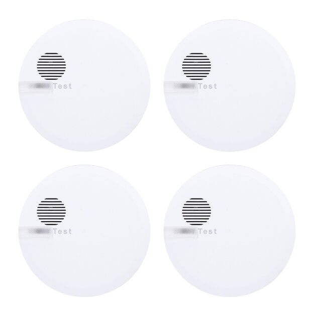 Hekatron Rauchwarnmelder Genius Plus X + Funkmodul Basis X 4er Pack