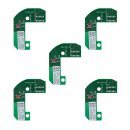 Hekatron Rauchwarnmelder Genius Plus X + Funkmodul Basis X 5er Pack