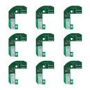 Hekatron Rauchwarnmelder Genius Plus X + Funkmodul Basis X 9er Pack