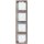 Siedle MR 611-4/1-0 Montagerahmen 200015592 für 4 Funktionsmodule Messing