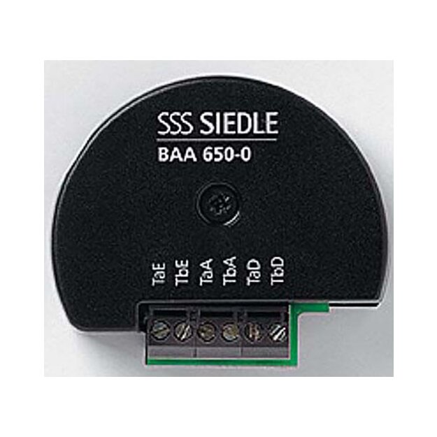 Siedle BAA 650-0 Bus-Audio-Auskopplung 200032255 Schwarz