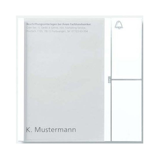 Siedle TM 612-1 DG Tasten-Modul 200038753 Dunkelgrau-Glimmer