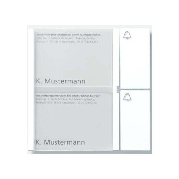 Siedle TM 612-2 DG Tasten-Modul 200038757 Dunkelgrau-Glimmer