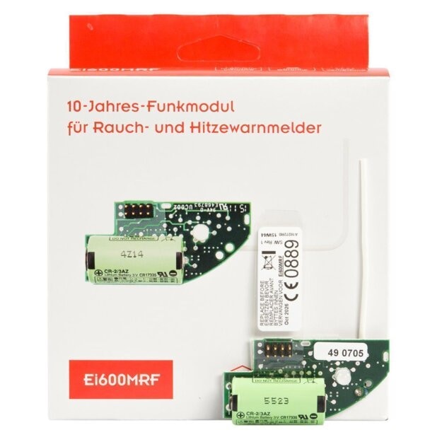 Ei Electronics Ei600MRF Funkmodul für Rauchmelder Ei650W, Ei650C, Ei650IW und Ei650IC Diagnosefunktionen, Easy-Entry Ei 600MRF, 1er Pack