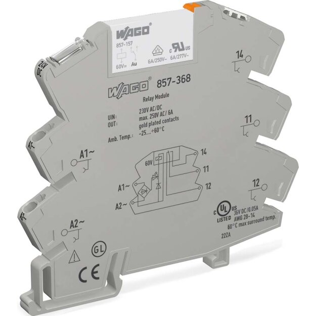 WAGO Kontakttechnik Kleinschaltrelais m.Sockel 857-368