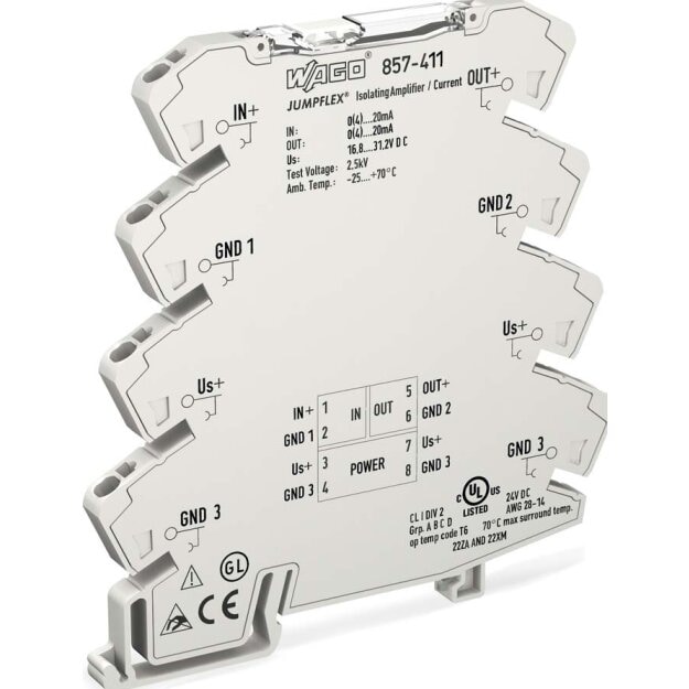WAGO Kontakttechnik Trennverstärker 857-411
