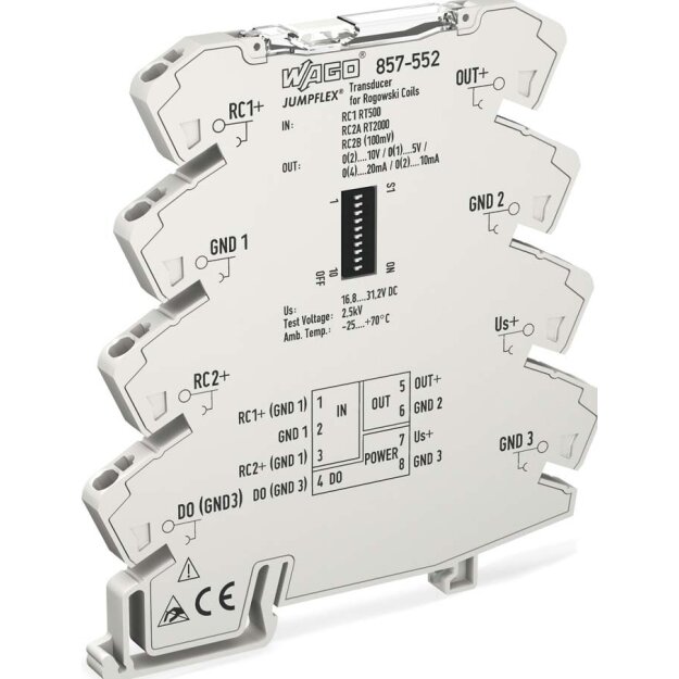 WAGO Kontakttechnik Rogowski-Messumformer 857-552