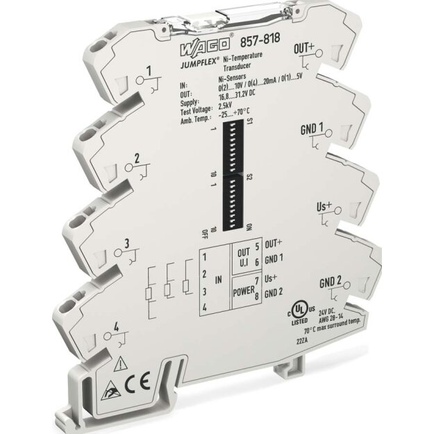 WAGO Kontakttechnik Ni-Messumformer 857-818