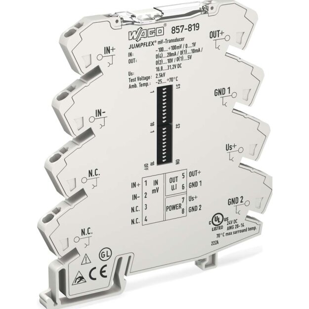 WAGO Kontakttechnik Millivolt-Messumformer 857-819