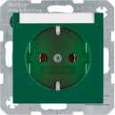 Berker 47508903 Steckdose SCHUKO mit Beschriftungsfeld...