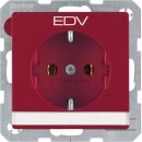 Berker 47506015 Steckdose SCHUKO mit Beschriftungsfeld...