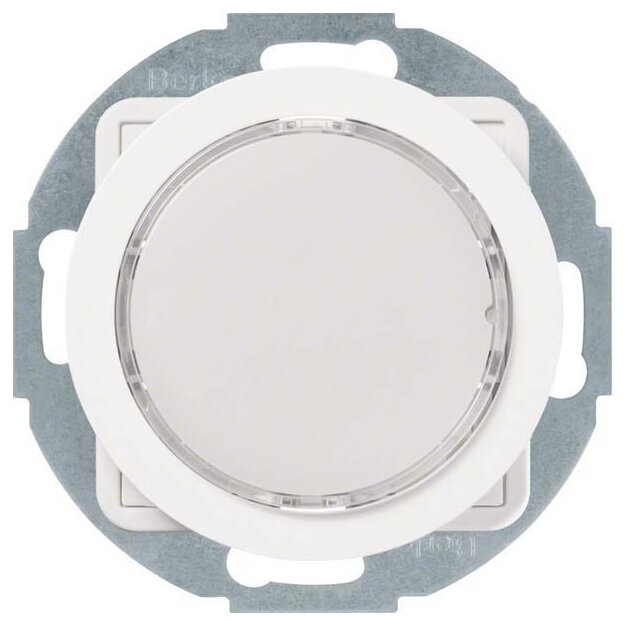Berker 29522089 LED-Signallicht Rote/Grüne Beleuchtung R.1/R.3 Polarweiß glänzend