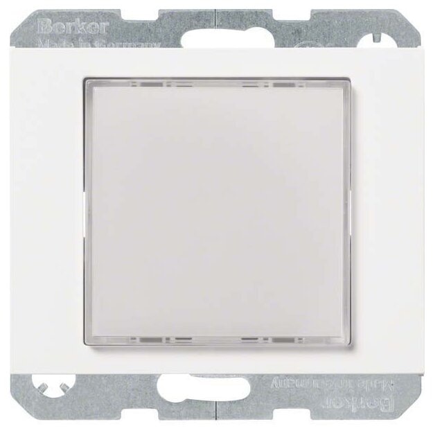 Berker 29537009 LED-Signallicht Weiße Beleuchtung K.1 Polarweiß glänzend