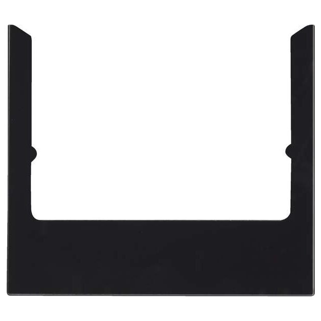 Berker 13196616 Designrahmen eckig Glas Schwarz
