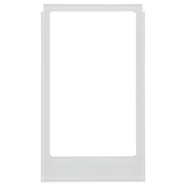 Berker 13206414 Designrahmen eckig große Ausführung Glas Alu