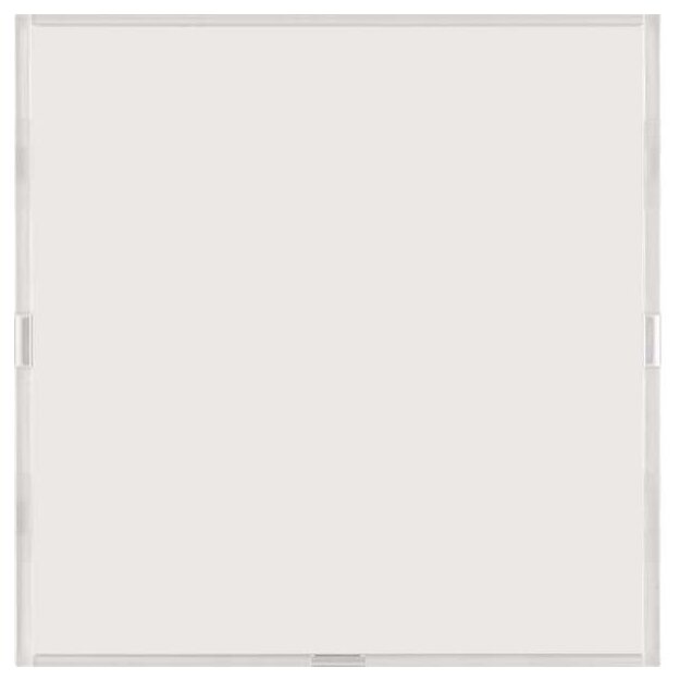 Berker 80161780 Tastsensor 1-fach Komfort mit Beschriftungsfeld KNX S.1/B.x Weiß/Polarweiß