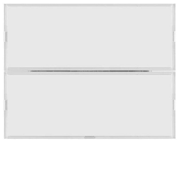Berker 80162770 Tastsensor 2-fach Komfort mit Beschriftungsfeld KNX K.1 Polarweiß glänzend