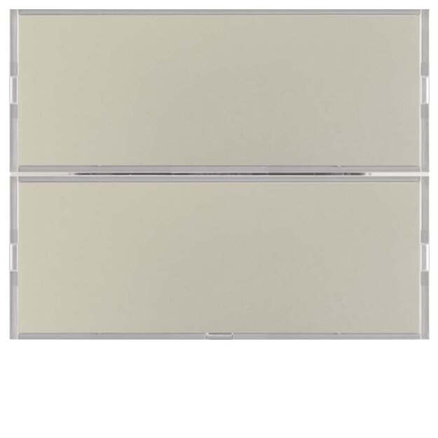 Berker 80162773 Tastsensor 2-fach Komfort mit Beschriftungsfeld KNX K.5 Edelstahl matt lackiert