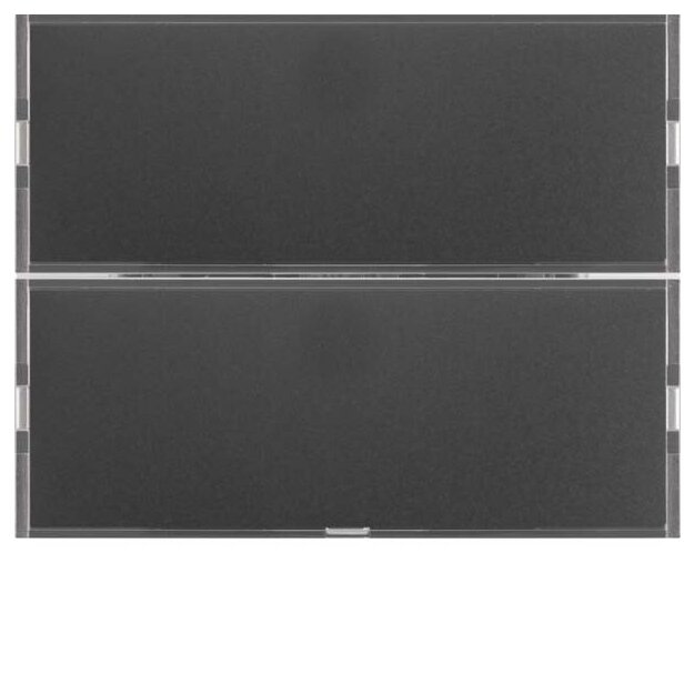Berker 80162776 Tastsensor 2-fach Komfort mit Beschriftungsfeld KNX K.1 Anthrazit matt lackiert
