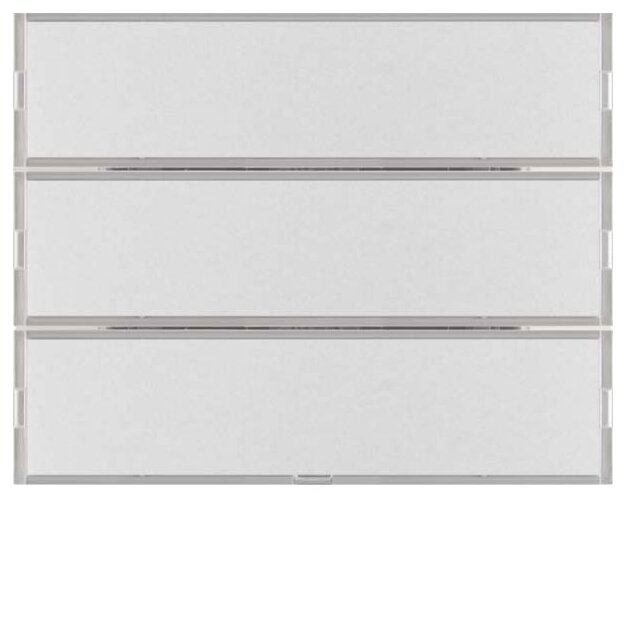 Berker 80163774 Tastsensor 3-fach Komfort mit Beschriftungsfeld KNX K.5 Alu matt lackiert