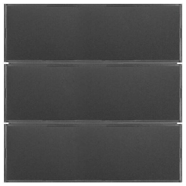 Berker 80163785 Tastsensor 3-fach Komfort mit Beschriftungsfeld KNX S.1/B.x Anthrazit/Alu