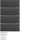 Berker 80164776 Tastsensor 4-fach Komfort mit...
