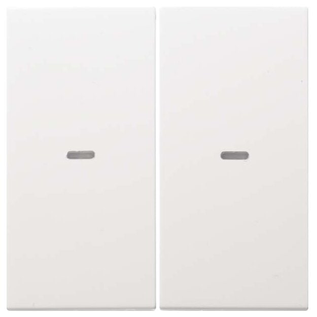 Berker 80960389 Abdeckung für Tastsensor-Modul 2-fach mit Linse S.1/B.x Polarweiß glänzend