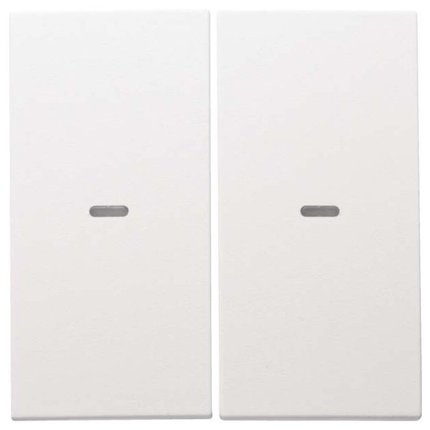 Berker 80960399 Abdeckung für Tastsensor-Modul 2-fach mit Linse S.1/B.x Polarweiß matt
