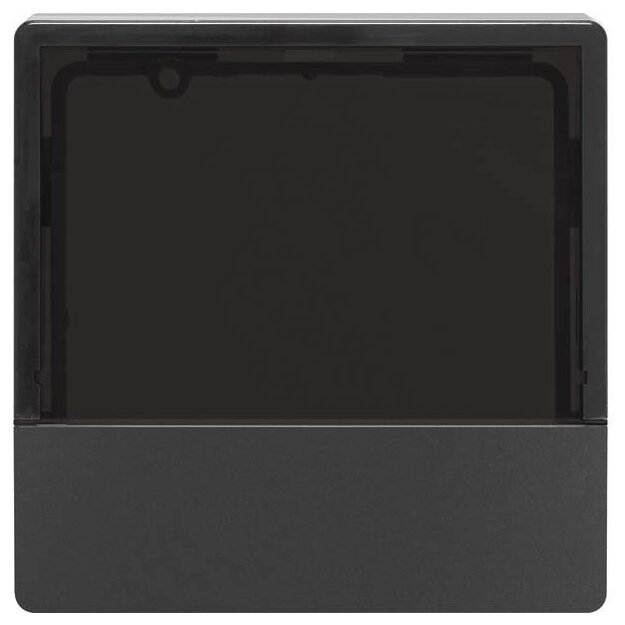 Berker 80960126 Abdeckung für KNX Temperaturregler und Raumcontroller Q.1/Q.3 Anthrazit samt
