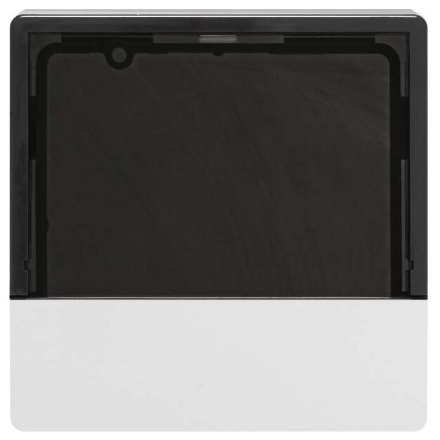Berker 80960129 Abdeckung für KNX Temperaturregler und Raumcontroller Q.1/Q.3 Polarweiß samt