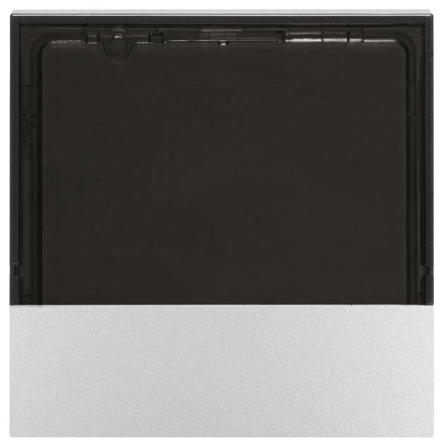 Berker 80960183 Abdeckung für KNX Temperaturregler und Raumcontroller S.1/B.x Alu matt lackiert
