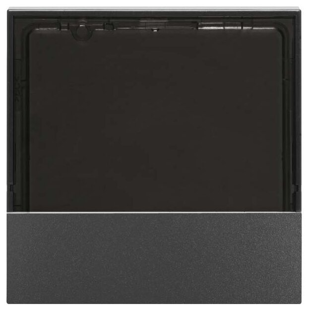 Berker 80960185 Abdeckung für KNX Temperaturregler und Raumcontroller S.1/B.x Anthrazit matt