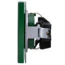 Jung LS1520BFGN SCHUKO Steckdose (Thermoplast bruchsicher) Grün Serie LS