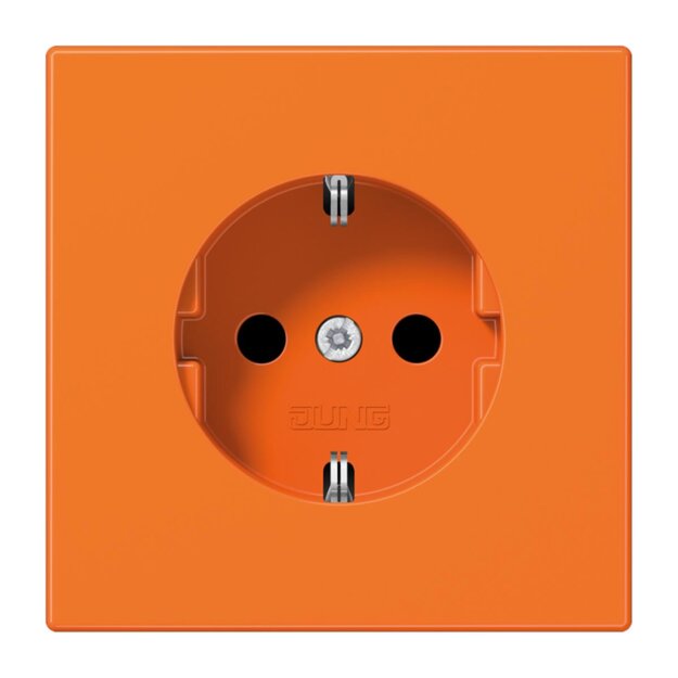 Jung LS1520BFKIO SCHUKO Steckdose KI (Thermoplast bruchsicher) Orange Serie LS