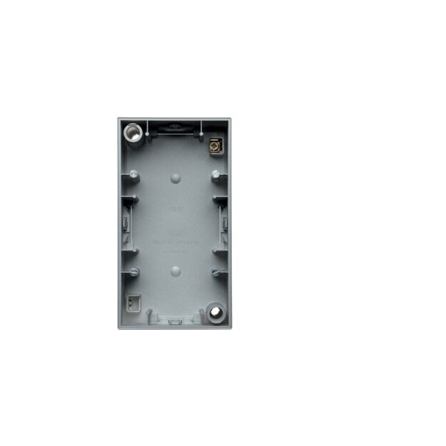 Berker 10429939 Aufputz-Gehäuse 2-fach Q.3 Alu samt lackiert