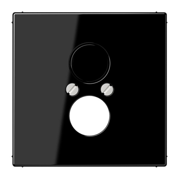 Jung LS962SW Abdeckung f. 2 Kleinsteckdosen Schwarz Serie LS